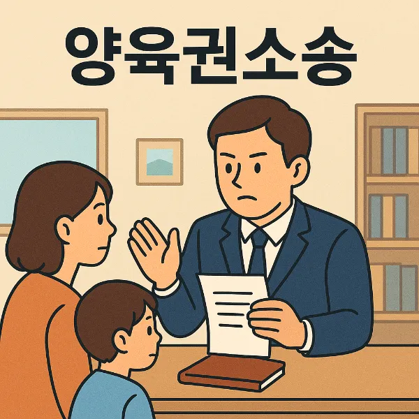 원주이혼법무법인, 양육권소송